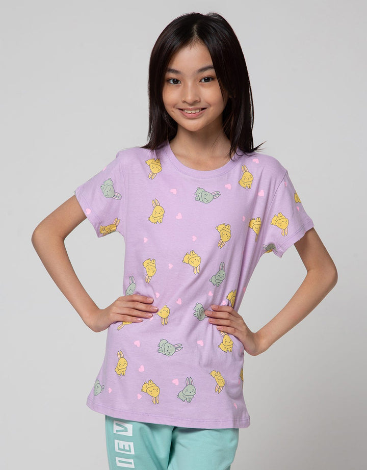 Aero Short Sleeve T-Shirt Bunny Full Print