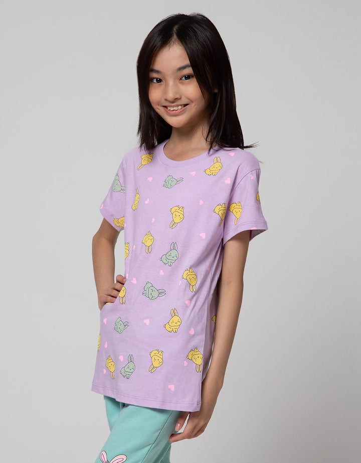 Aero Short Sleeve T-Shirt Bunny Full Print