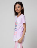 Aero Short Sleeve T-Shirt Tie Dye Positive Cat