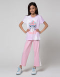 Aero Short Sleeve T-Shirt Tie Dye Positive Cat