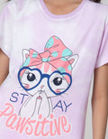 Aero Short Sleeve T-Shirt Tie Dye Positive Cat