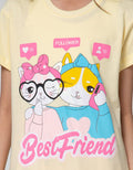 Aero Short Sleeve T-Shirt Best Friends Cat