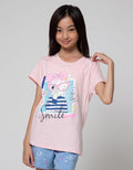 Aero Short Sleeve T-Shirt Smile Friends Cat