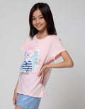 Aero Short Sleeve T-Shirt Smile Friends Cat