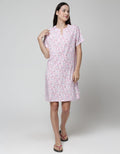 ST. YVES Short Sleeve Midi Dress Bird Love