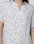 ST. YVES Short Sleeve Midi Dress Bird Love