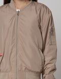 Nevada Solid Bomber Jaket Wanita