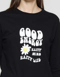 Cardinal Good Energy Print Women's Casual T-Shirt