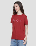Cardinal Girl Lovely Print Kaos Wanita