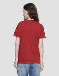 Cardinal Girl Lovely Print Kaos Wanita