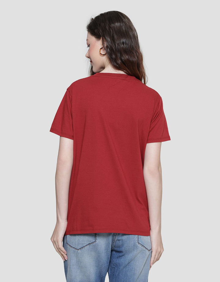 Cardinal Girl Lovely Print Kaos Wanita