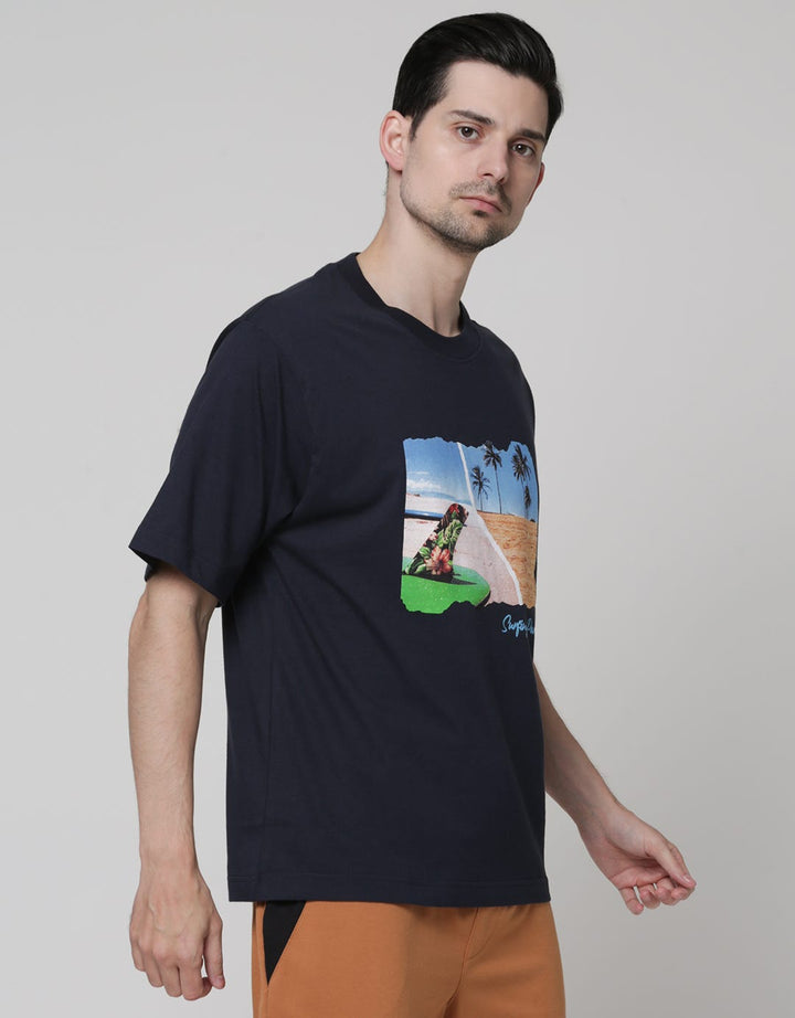 T Zone Short Sleeve T-Shirt Oversize Theme Summertime 1