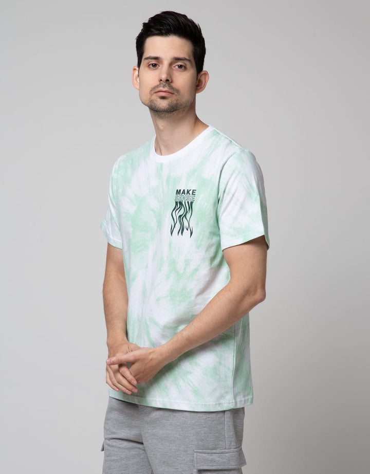 T Zone Short Sleeve T-Shirt Fullprint Make Sense
