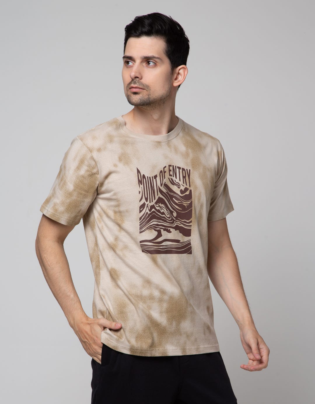 T Zone Short Sleeve T-Shirt Fullprint Point Of Entry