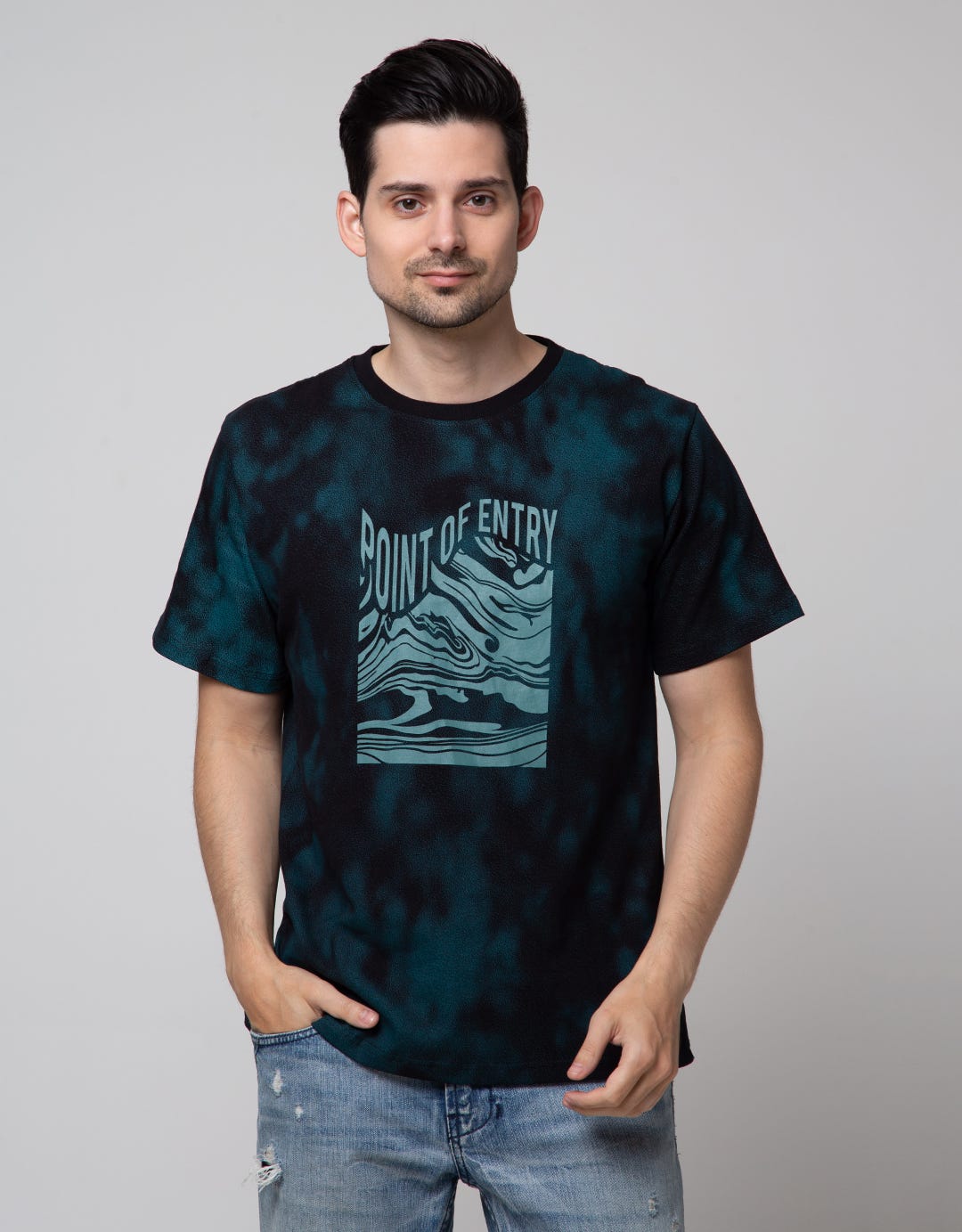 T Zone Short Sleeve T-Shirt Fullprint Point Of Entry
