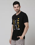T Zone Short Sleeve T-Shirt Big Size Theme Geometry