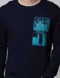 T Zone Long Sleeve T-Shirt Theme Scenery Photoprint - Nyc 2