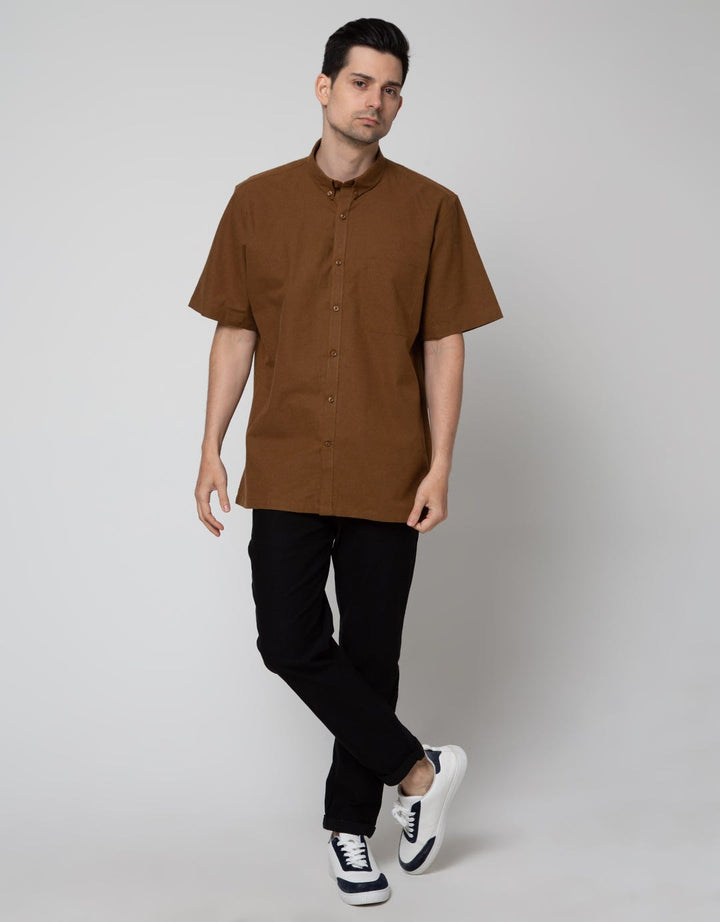 Stanley Adams Short Sleeve Shirt Solid Regular