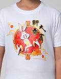 Character Short Sleeve T-Shirt Print Looney Toons Cny Greetings