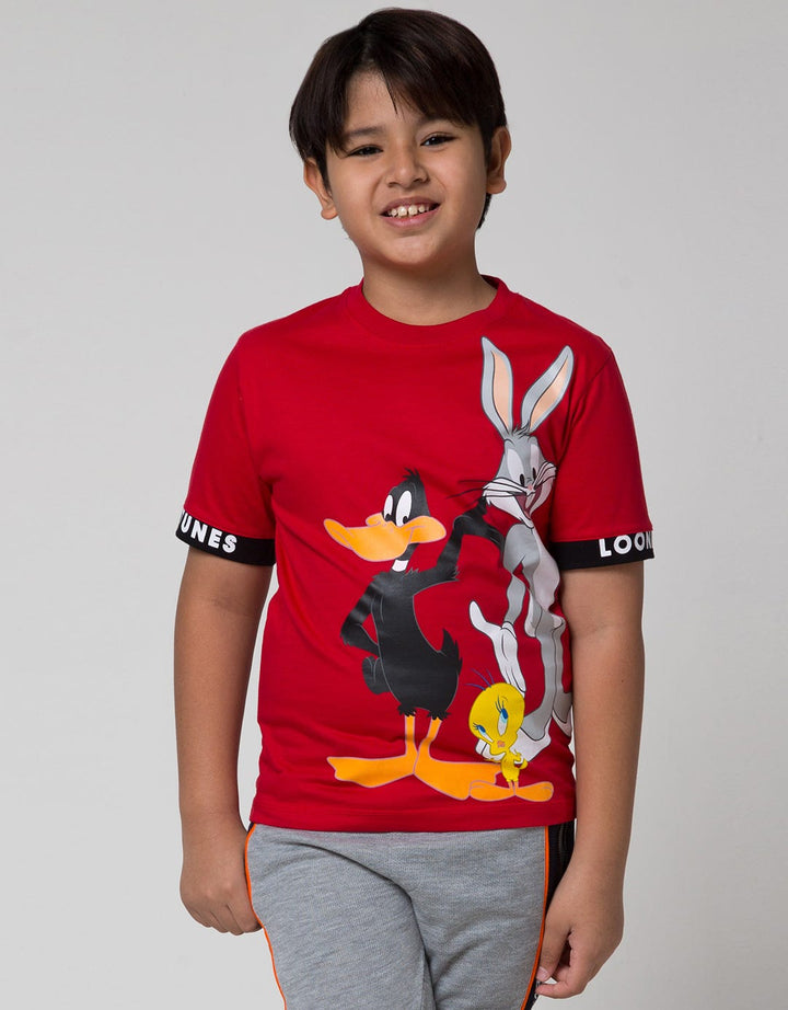Character T-Shirt Looney Toons Daffy N Friends