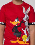 Character T-Shirt Looney Toons Daffy N Friends