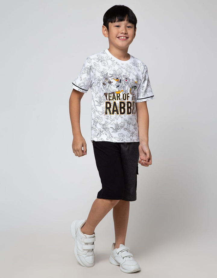 Character Short Sleeve T-Shirt Looney Toons Cny Year Rabbit Teams