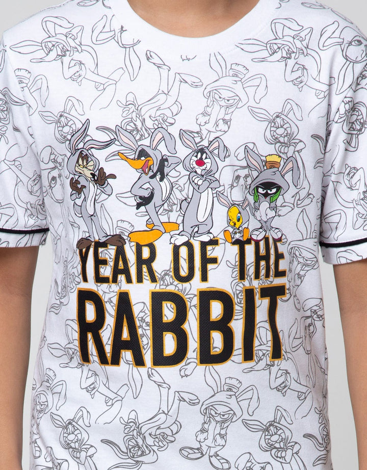 Character Short Sleeve T-Shirt Looney Toons Cny Year Rabbit Teams