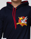 Character Sweater Looney Tunes Hood Logo