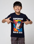 Character Short Sleeve T-Shirt Superman Face Box A