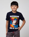 Character Short Sleeve T-Shirt Superman Face Box A