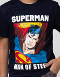 Character Short Sleeve T-Shirt Superman Face Box A