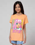 Nevada Pink Hair Kaos Anak Perempuan