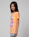 Nevada Pink Hair Kaos Anak Perempuan