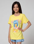 Nevada Anime Blue Hair Kaos Anak Perempuan