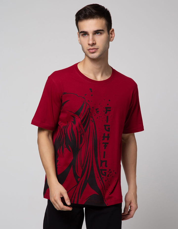 American Jeans Water Based Anime Print Kaos Pria