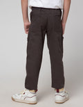Little M Long Woven Cargo Non St Cargo Solid Rib Waist