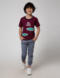 Little M Long Pants Jogger Rib Herringbone