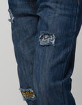 Little M Printed Denim Boys Pants