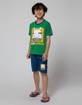 Little M Top-Bottom Setelan T-Shirt Zebra