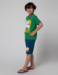 Little M Top-Bottom Setelan T-Shirt Zebra