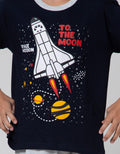 Little M Top-Bottom To The Moon T-Shirt Suit