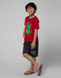 Little M Top-Bottom Setelan T-Shirt Dino I Need Space