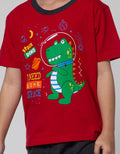 Little M Top-Bottom Setelan T-Shirt Dino I Need Space