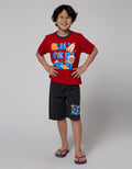 Little M Top-Bottom Setelan T-Shirt Little Explorer