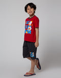 Little M Top-Bottom Setelan T-Shirt Little Explorer