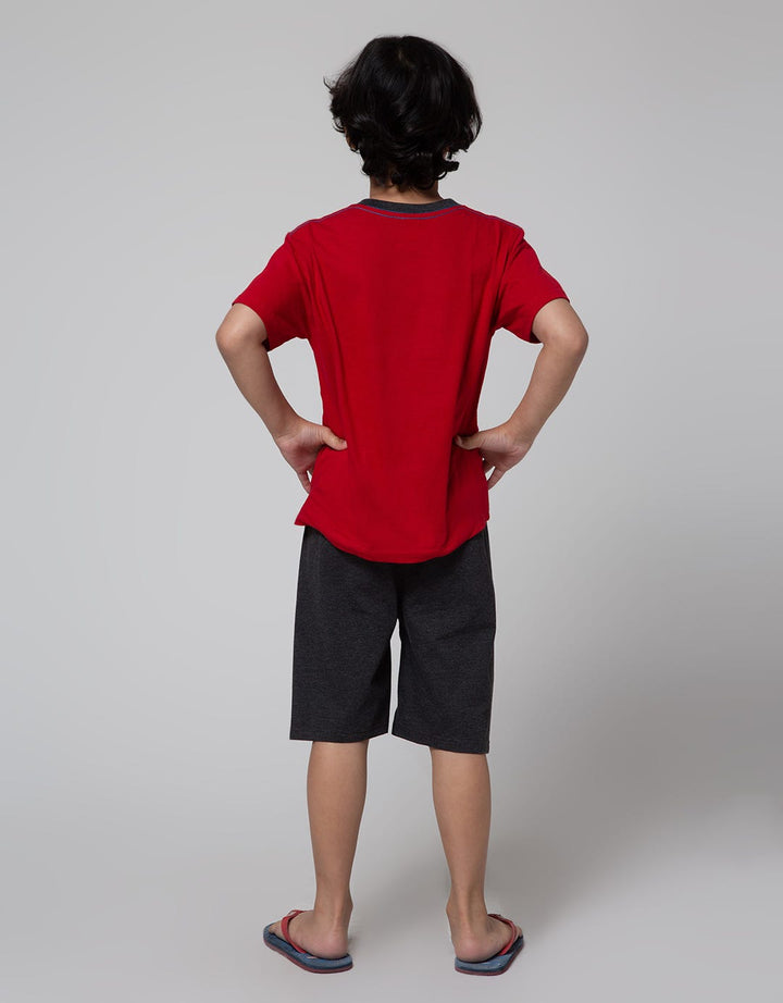 Little M Top-Bottom Setelan T-Shirt Little Explorer