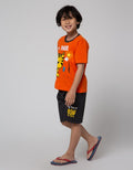 Little M Top-Bottom Setelan T-Shirt Tiger