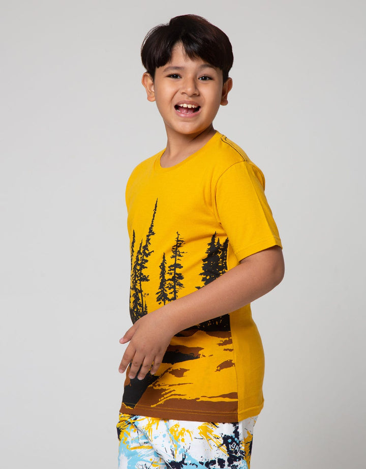 Nevada Mountain Tree Kaos Anak Laki-Laki
