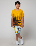 Nevada Mountain Tree Kaos Anak Laki-Laki