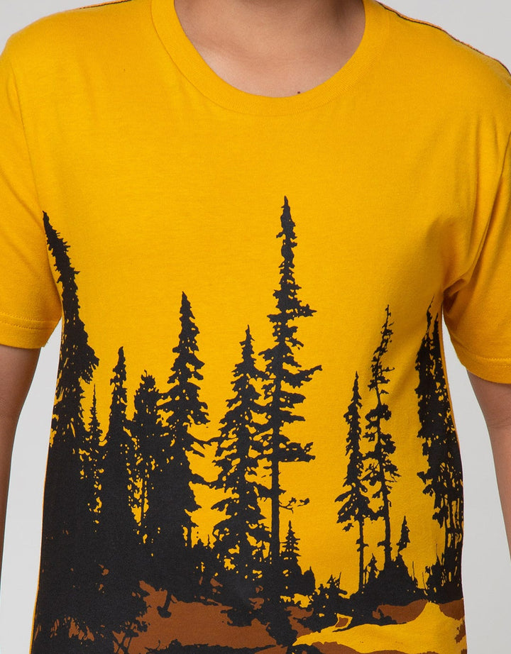 Nevada Mountain Tree Kaos Anak Laki-Laki